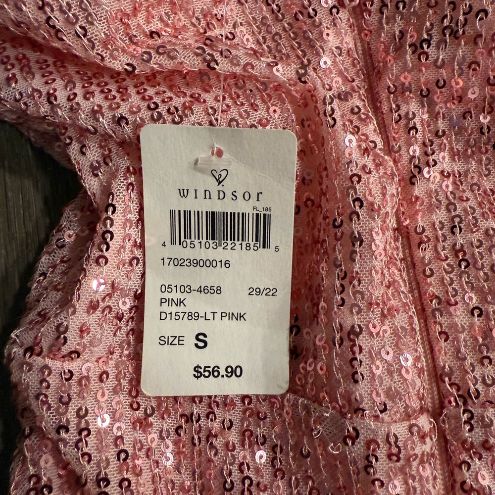 Windsor Light Pink Sequin Dress